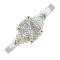 14ct gold diamond ring