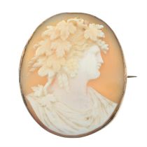 Early 20th century cameo brooch