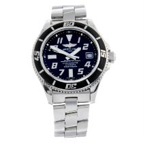Breitling - a SuperOcean bracelet watch, 42mm.