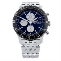 Breitling - a Chronoliner chronograph wrist watch, 47mm.