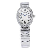 Cartier - a Baignoire Joailleire bracelet watch, 22x30mm.