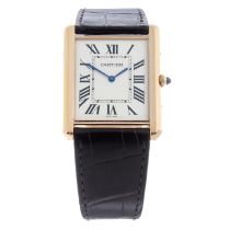 Cartier - a Tank Louis XL wrist watch, 32x32mm