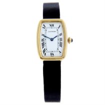 Cartier - a Tank Faberge wrist watch, 20x27mm.