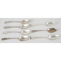 Assorted Bateman family table spoons.