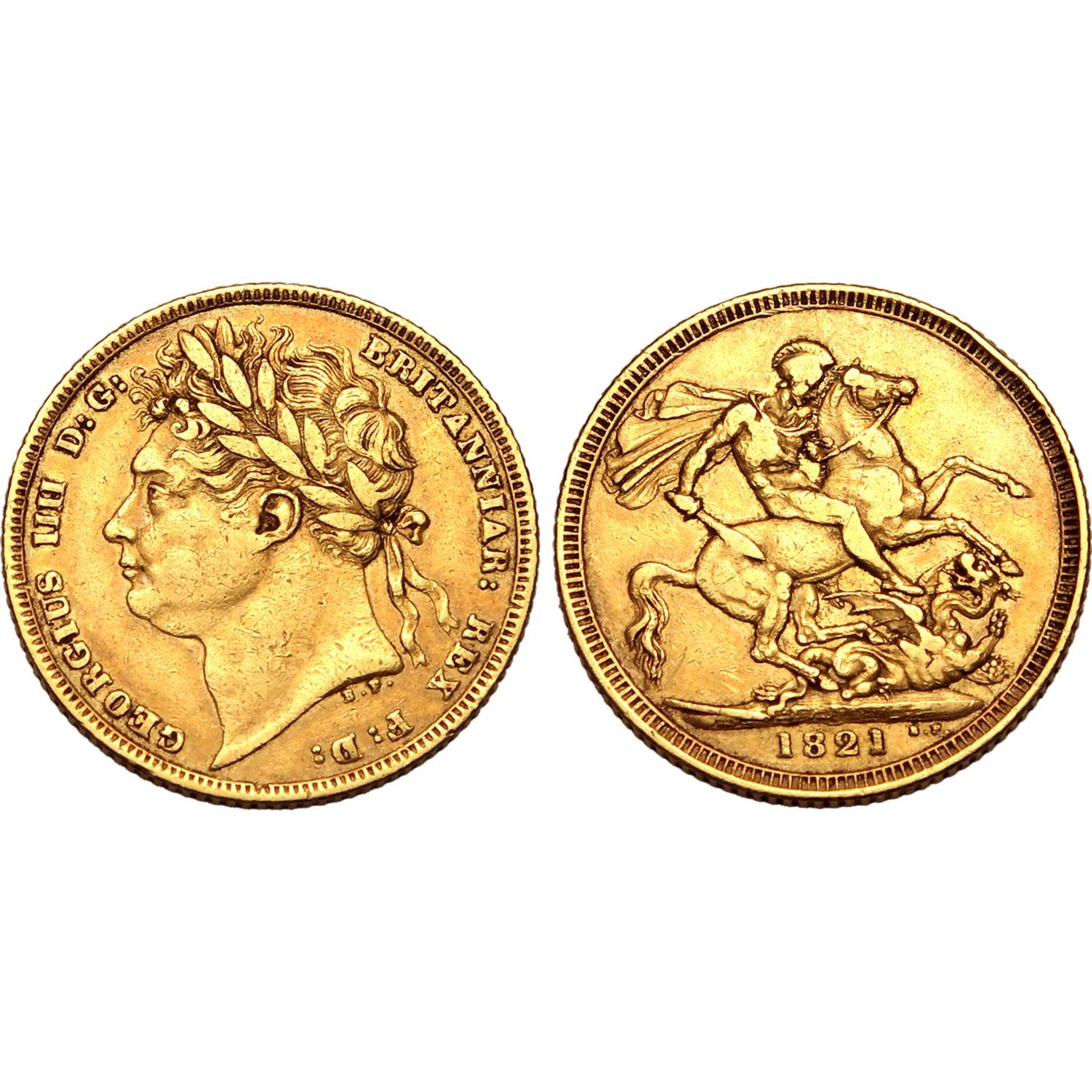 Great Britain. George IV AV Sovereign.