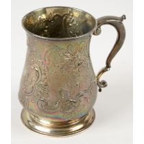 George II silver mug.