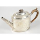 George III silver teapot by Hester Batemen.