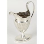 Irish silver cream jug.