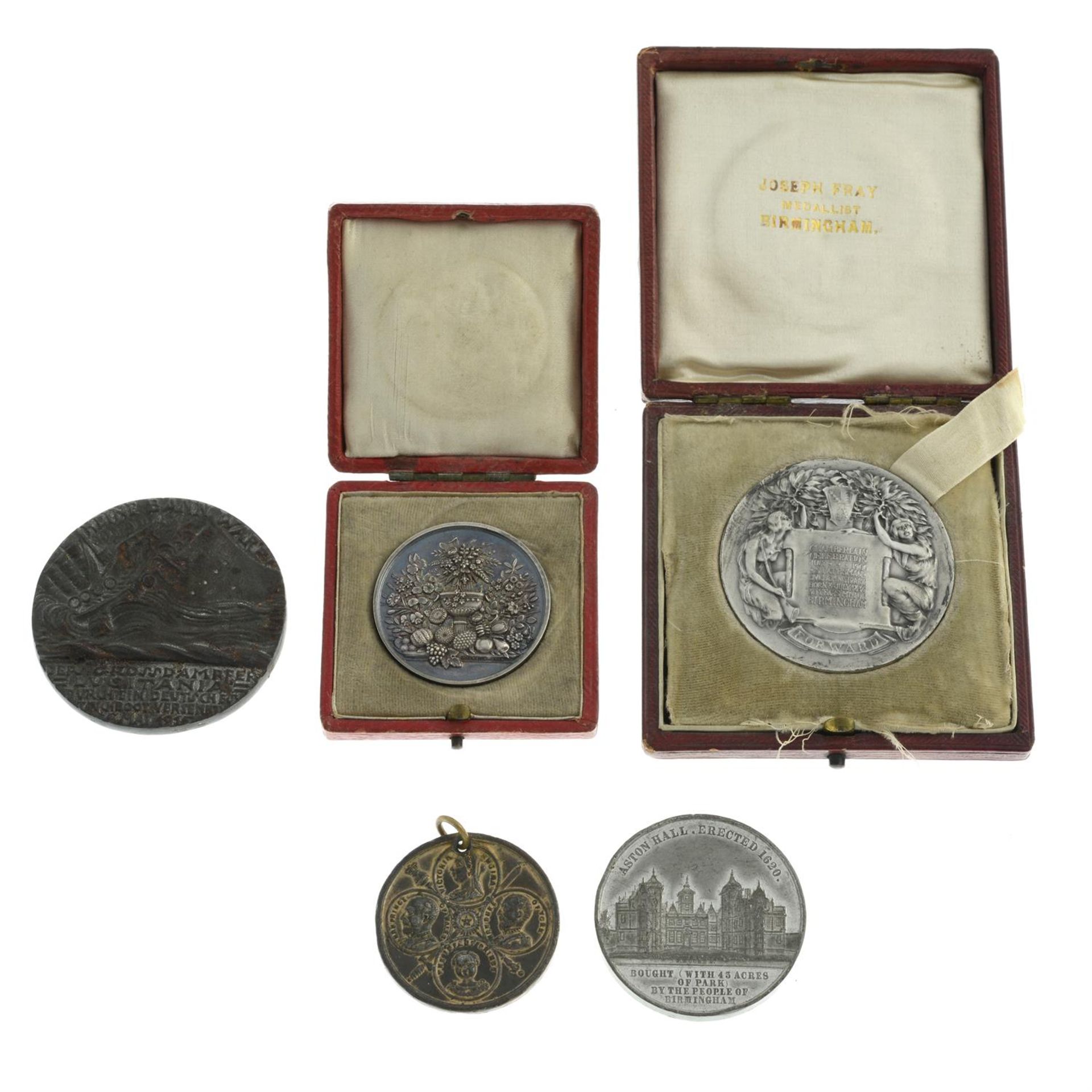 Aston Hall & Park Medal, along with 4 others.