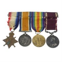Great War Trio & Army L.S.G.C Medal. (4).