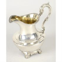 Early Victorian silver jug.