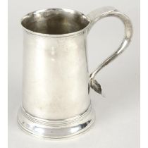 George III silver mug.