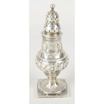 George III silver caster.