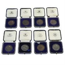 Eight cased Royal Tournament medals.