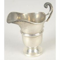 Mid-20th century silver cream jug.