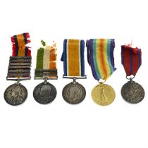 Boer War & Great War Medal group. (5).