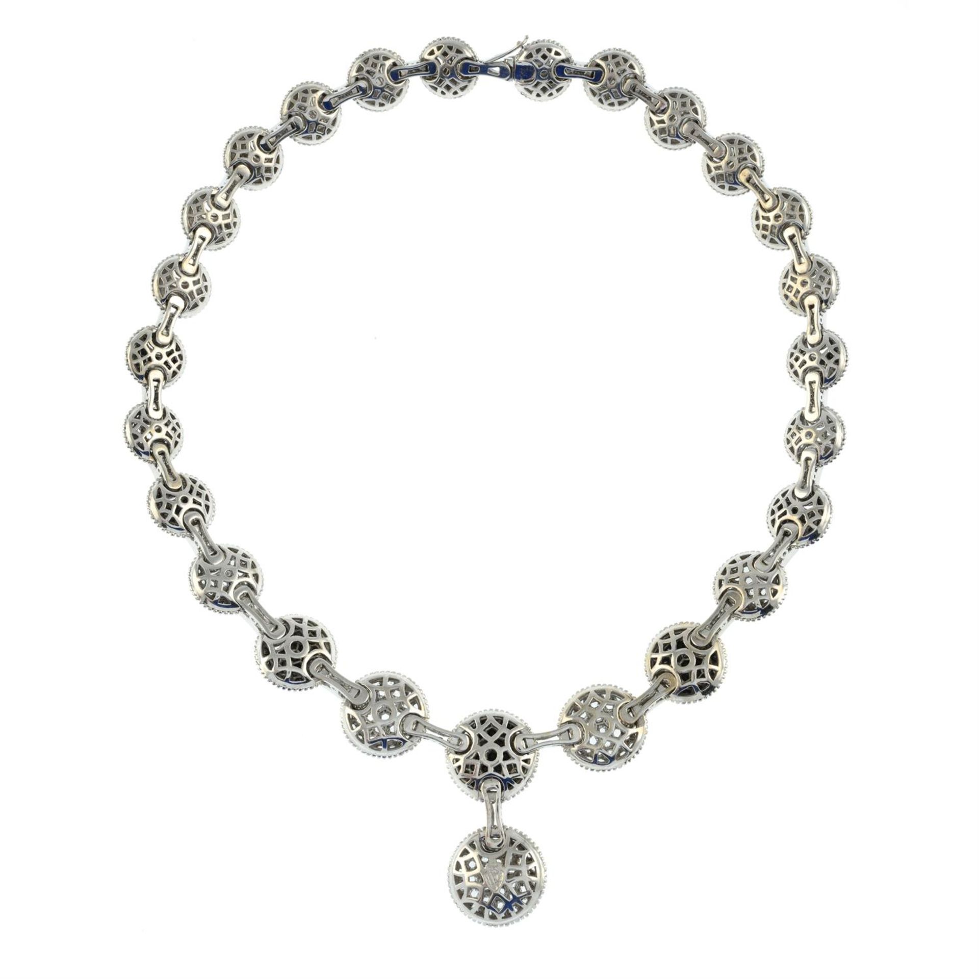 Diamond & gem necklace, by Mouawad - Image 4 of 4