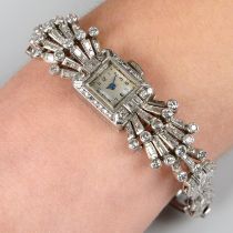 Diamond cocktail watch