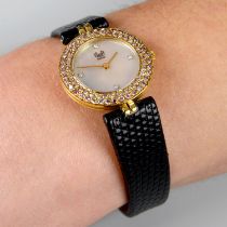 18ct gold 'pink' diamond watch, by Graff