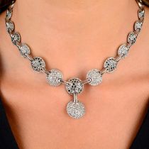 Diamond & gem necklace, by Mouawad