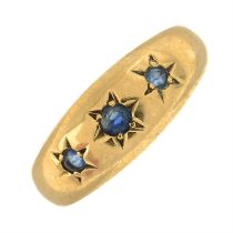 9ct gold sapphire ring