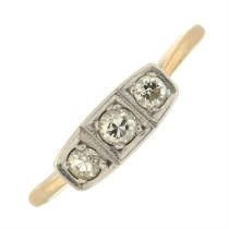 Early 20th century diamond ring