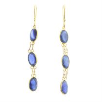 Sapphire earrings