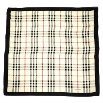 Burberry - scarf and book cover.