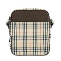 Burberry - Vintage check messenger bag.