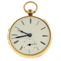 An open face pocket watch, 45mm.