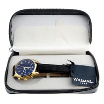 A group of ten boxed William L. watches