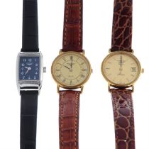 Longines - a Belle Arti wrist watch (16mm) with two Longines watches.