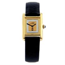Cartier - a Must De Cartier wrist watch, 21mm.
