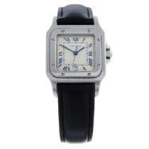 Cartier - a Santos Galbee wrist watch, 29mm.