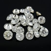 Assorted brilliant-cut diamonds, 8.11ct