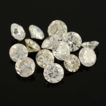 Assorted brilliant-cut diamonds, 1.42ct