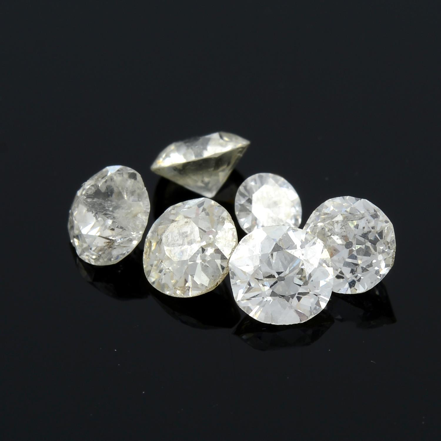 Assorted vari-cut diamonds, 1.40ct