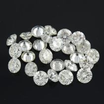 Assorted brilliant-cut diamonds, 7.91ct