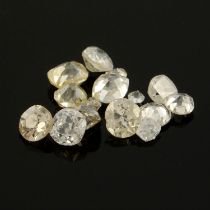 Assorted old-cut diamonds, 1.03ct