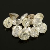 Assorted vari-shape diamonds, 2.30ct