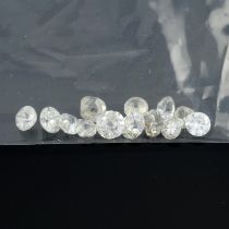 Assorted vari-cut diamonds, 1.52ct