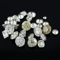 Assorted vari-cut diamonds, 8.08ct