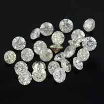 Assorted brilliant-cut diamonds, 7.89ct
