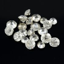 Assorted vari-cut diamonds, 2.55ct