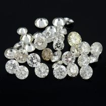 Assorted brilliant-cut diamonds, 8.10ct