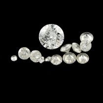 Assorted brilliant-cut diamonds, 1.28ct.