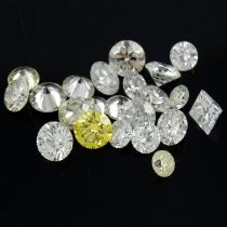 Assorted brilliant-cut diamonds, 8.27ct