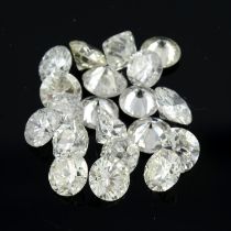 Assorted vari-cut diamonds, 8.14ct