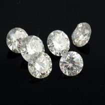Assorted brilliant-cut diamonds, 1.03ct