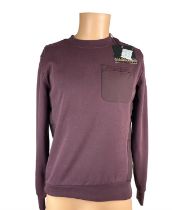 Napapijri Sweater with Pocket - Red - Size S - NP0A$GP1RE71 - RRP £169